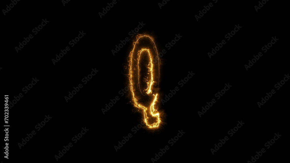 Neon Capital Letters English font black background illustration. Neon Capital Letters English font black background illustration.