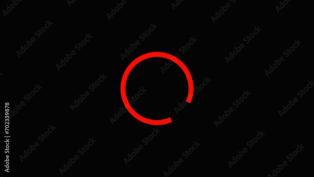 Abstract beautiful red color loading bar circle frame illustration load icon background Abstract beautiful red color loading bar circle frame illustration load icon background