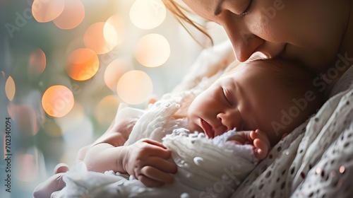 Mother With Newborn Images photo