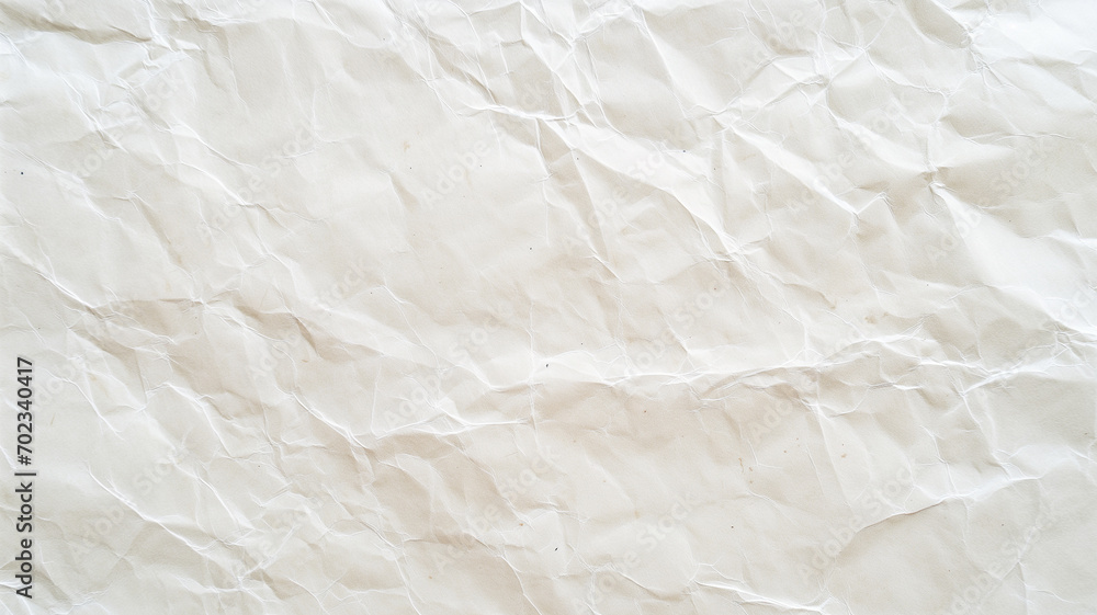 Crumpled white paper texture - background Crumpled white paper texture - background