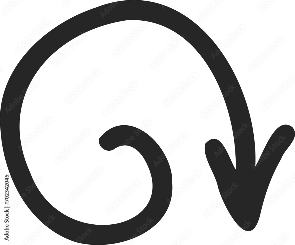 Hand-Drawn Vector Arrow Illustration Hand-Drawn Vector Arrow Illustration