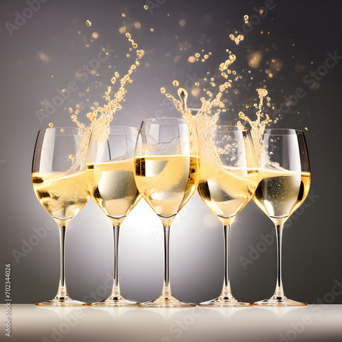 Celebration and parties Champagne Images for the New Year photo