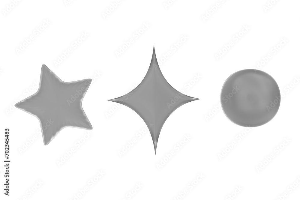 Obraz premium black and white stars, shape, shiny, star