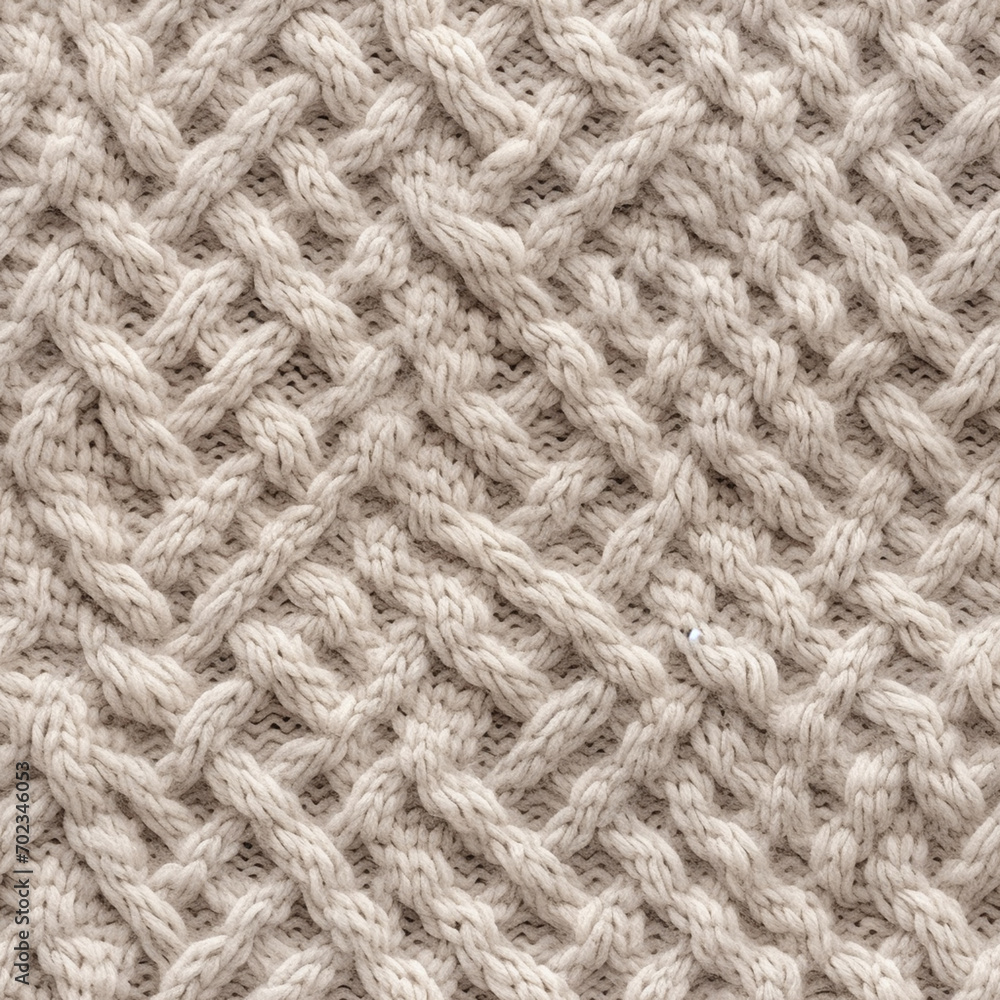 Knitted seamless pattern, farmhouse style. Ai generated Knitted seamless pattern, farmhouse style. Ai generated