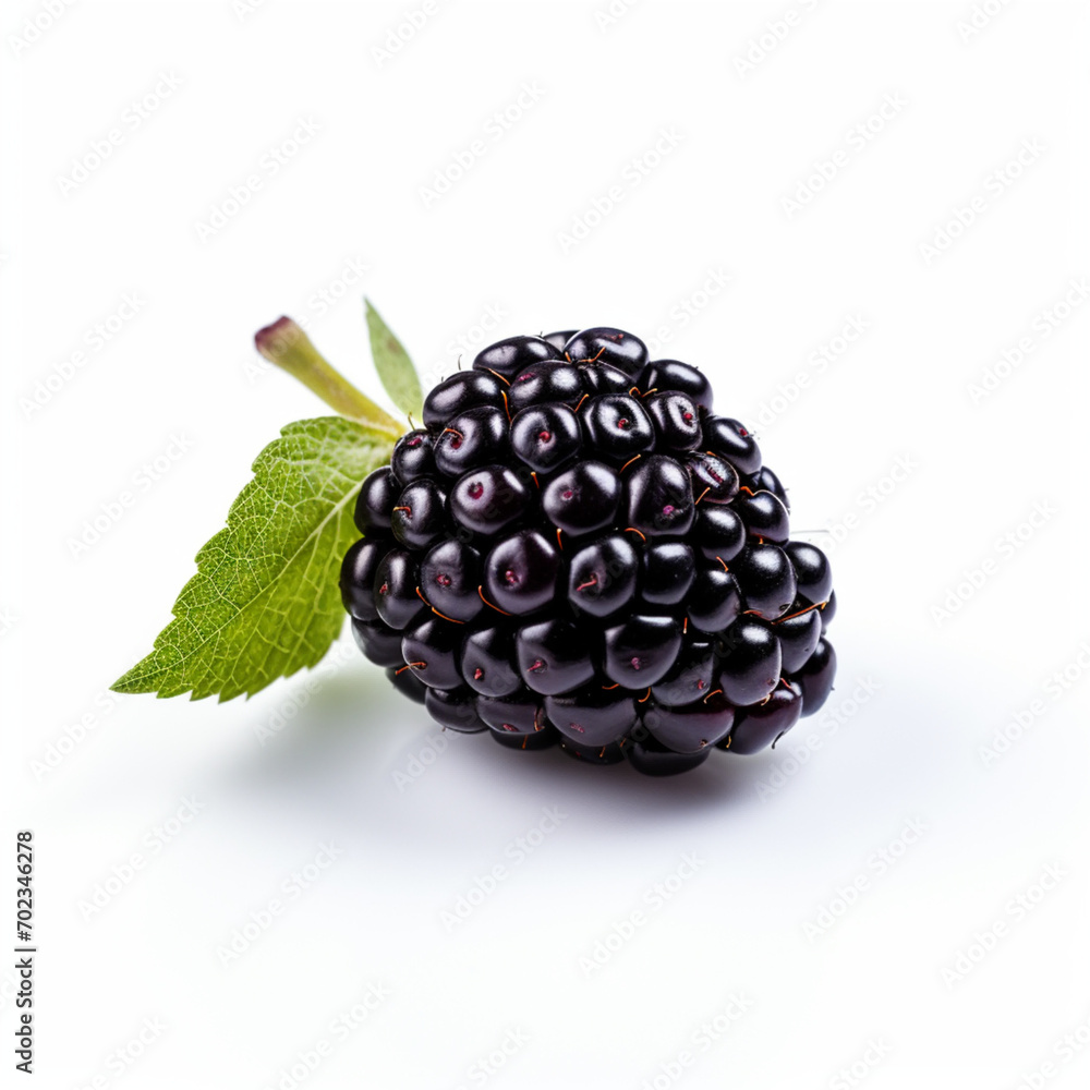 blackberry isolated on white blackberry isolated on white