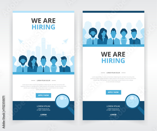 Email, or newsletter templates for effective recruitment and hiring process