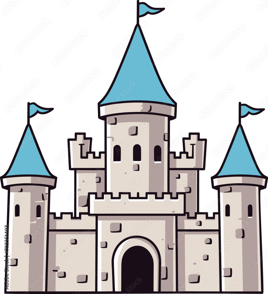 Castle vector illustration