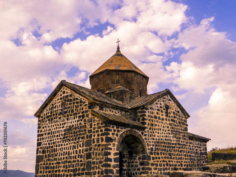 Fototapeta premium Sevanavansk Monastery, Lake Sevan, Armenia