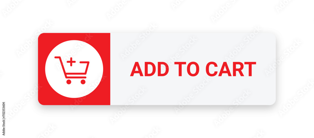 add to cart button with cart icon isolated on white background vector illustration add to cart button with cart icon isolated on white background vector illustration