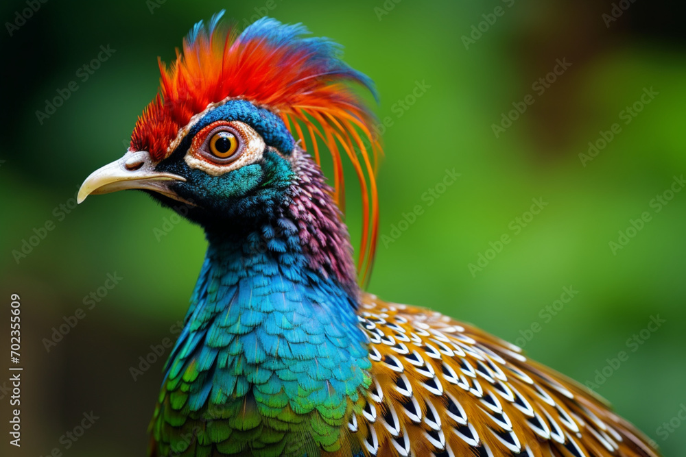 7-color pheasant is a very valuable bird and has a high economic and aesthetic value