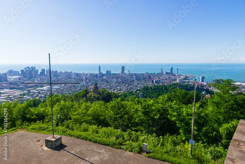 Amazing view on Batumi from distance