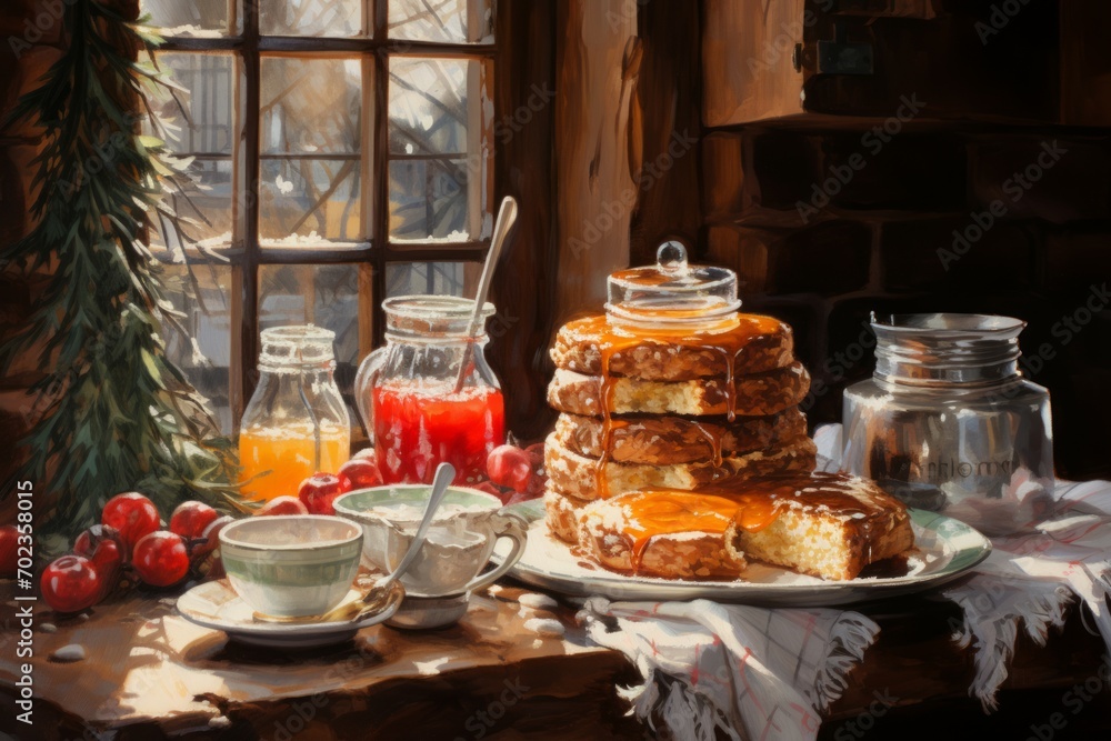 Christmas Morning Breakfast - Generative AI Christmas Morning Breakfast - Generative AI