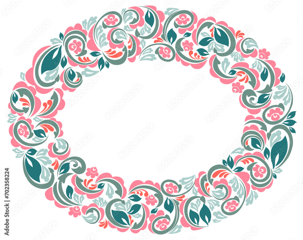 Floral frame made of leaves and flowers vector vintage design, decorative blank classic style border, luxury beautiful background, invitation or greeting card with place for text. Floral frame made of leaves and flowers vector vintage design, decorative blank classic style border, luxury beautiful background, invitation or greeting card with place for text.