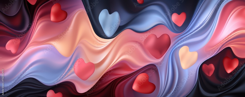 Abstract background of hearts. Love romantic concept Abstract background of hearts. Love romantic concept