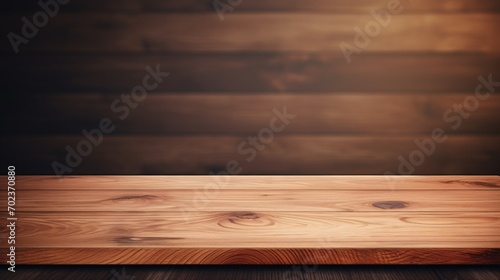 Mock-up of a template desk made of wood.