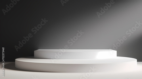 3D rendering minimalist background product booth  podium  stage  product commercial photography background  cosmetics booth