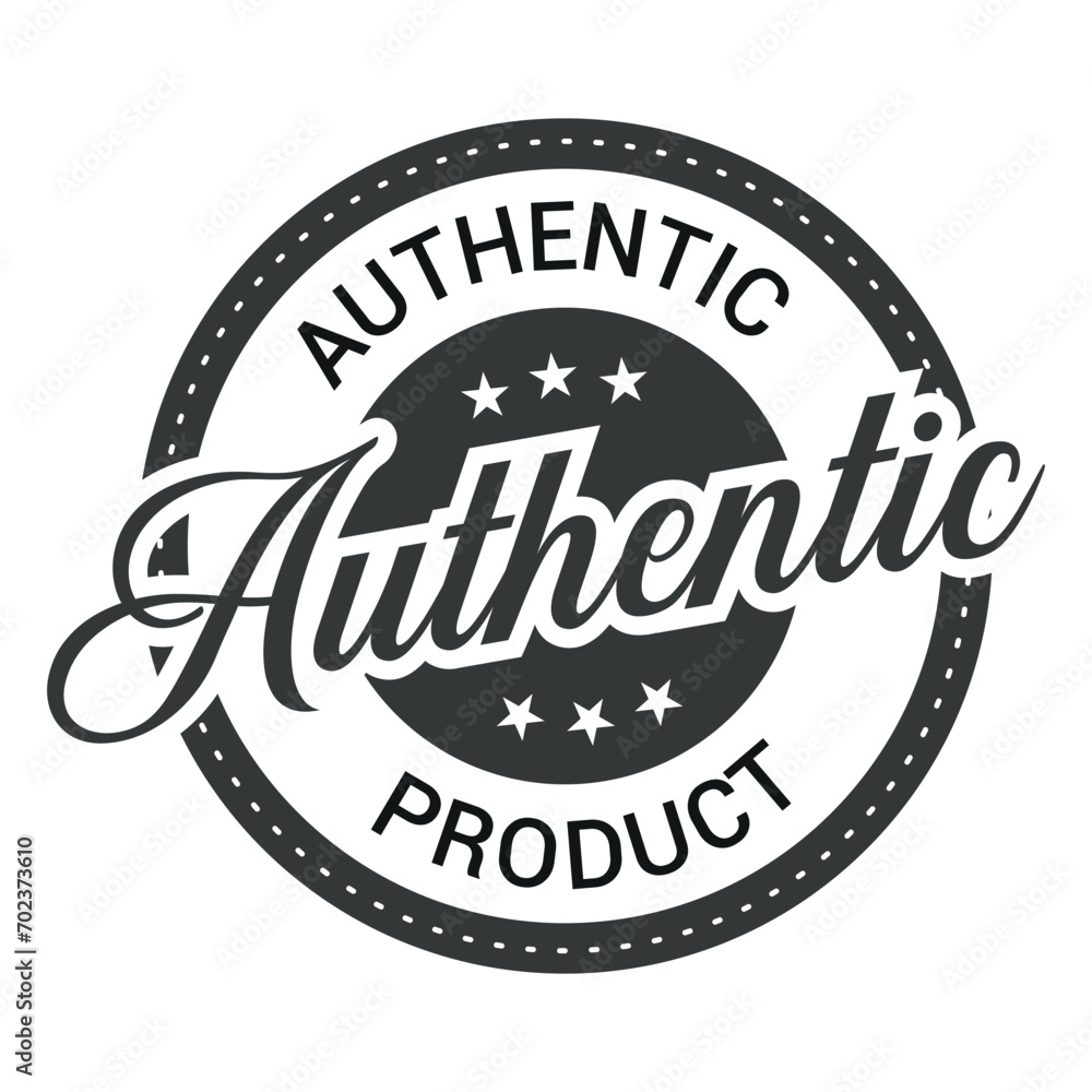 Authentic Product vector badge, logo and image. 100% Authentic Product badge Authentic Product vector badge, logo and image. 100% Authentic Product badge