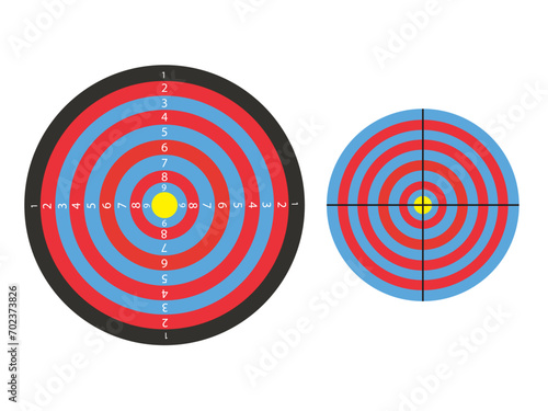 shooting target silhouette. targets for shooting