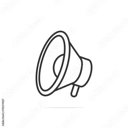 Фотография Cartoon megaphone icon