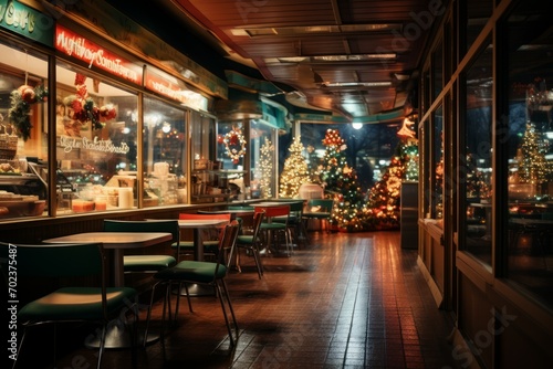 Christmas Coffee Shop - Generative AI