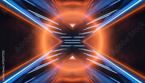 Abstract modern futuristic ...