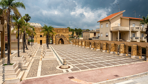 Piazza Rivolta of 29 06 1973 in Gibellina nuova, Sicily, Italy