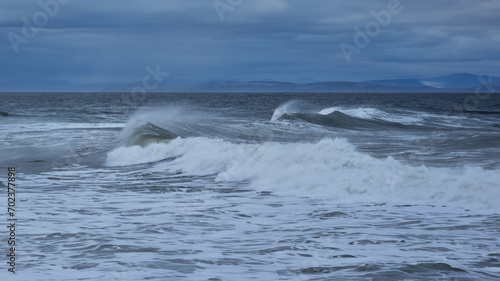 A Stormy Seascape on the Moray Firth  Scotland