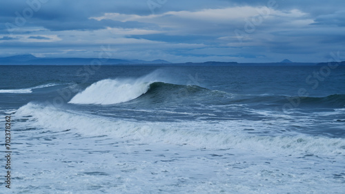 A Stormy Seascape on the Moray Firth, Scotland