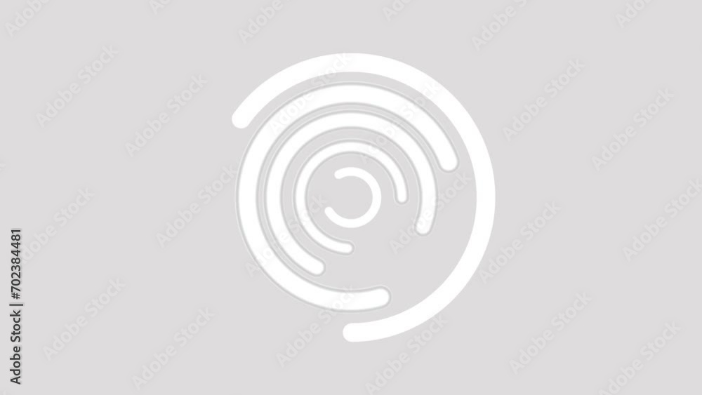 Abstract white grey circle line wave abstract motion background. Seamless looping HD 4k animation Abstract white grey circle line wave abstract motion background. Seamless looping HD 4k animation