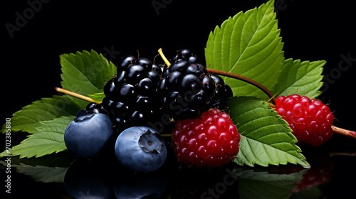 Blackberry Bliss: Nature's Dark Gems photo