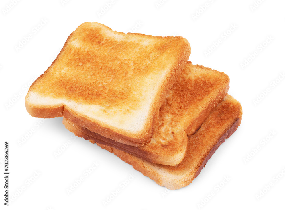 Toast bread close-up on a white background. Isolated Toast bread close-up on a white background. Isolated