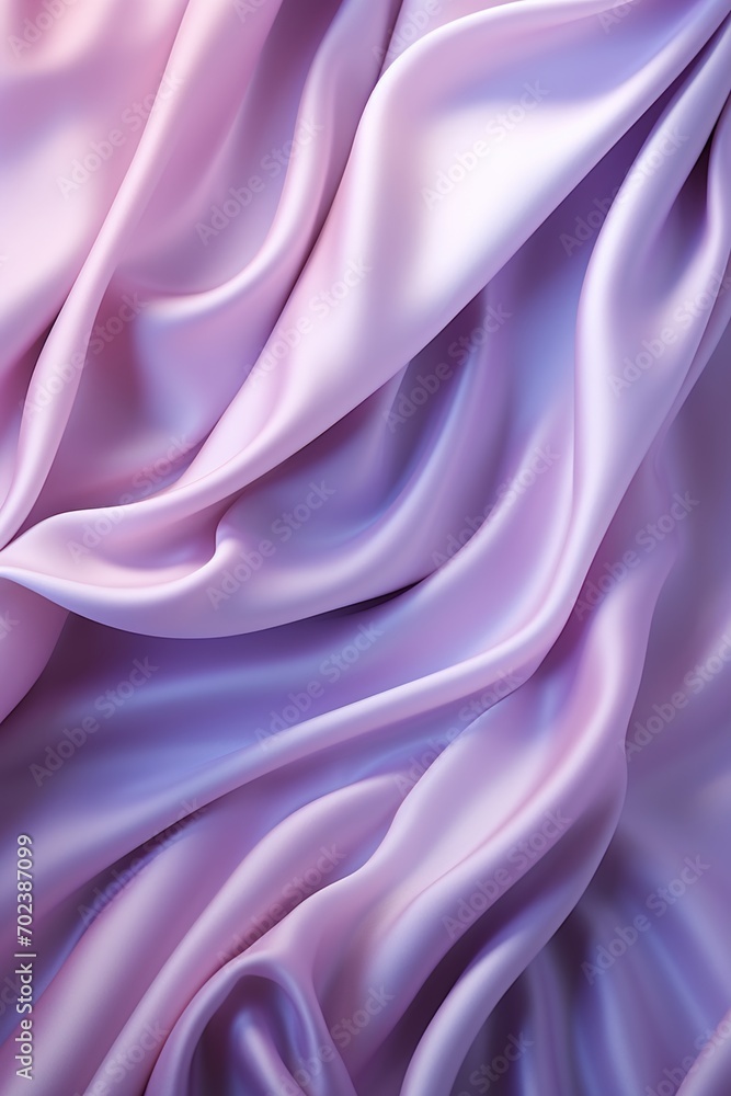 Obraz premium Purple silk fabric with gentle waves