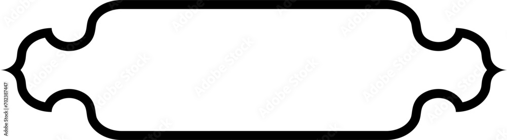 Islamic Label and Name Frame Bold Line Outline Linear Black Stroke silhouettes Design pictogram symbol visual illustration Islamic Label and Name Frame Bold Line Outline Linear Black Stroke silhouettes Design pictogram symbol visual illustration