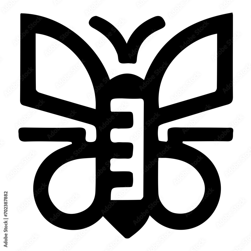 Butterfly Vector Icon - Ideal for Natural, Botanical, and Environmental Design Projects Butterfly Vector Icon - Ideal for Natural, Botanical, and Environmental Design Projects