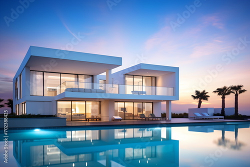 Modern luxury villa with pool and amazing sea view © duyina1990