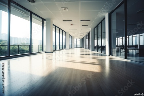 Blurred empty office space Office interior for modern design