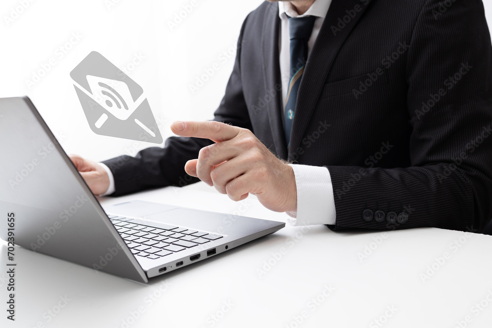 A man points his index finger during the conversation A man points his index finger during the conversation