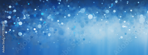Abstract blue background with bokeh light effect