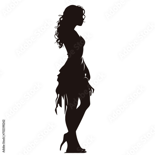 Sensual dancers, to the rhythm of the music