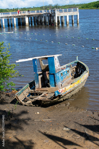 old wooden boat