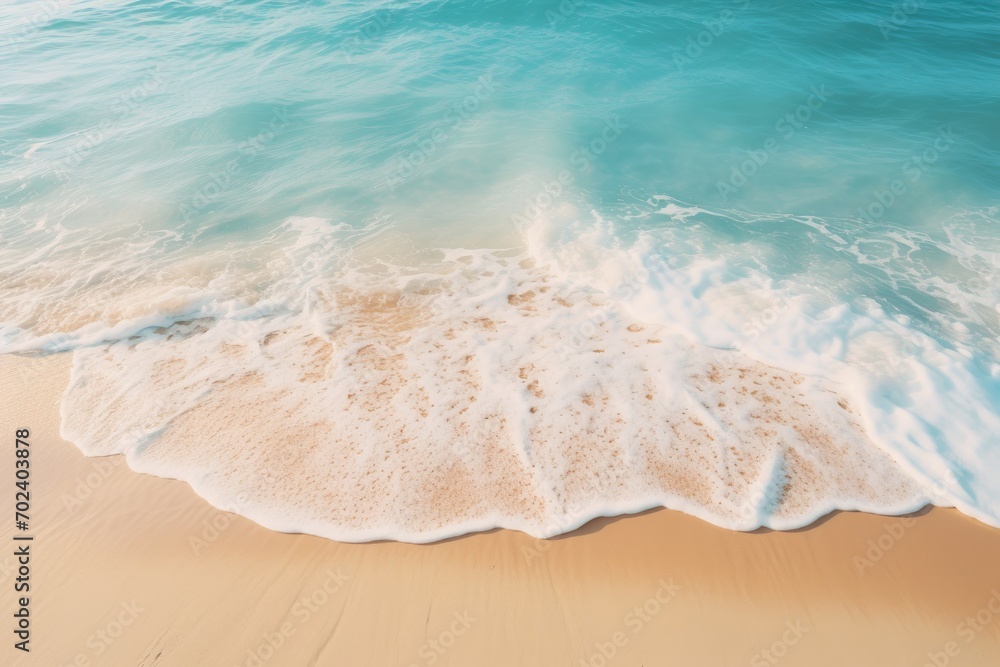 custom made wallpaper toronto digitalA close-up shot of gentle waves caressing the shore on a pristine sandy beach