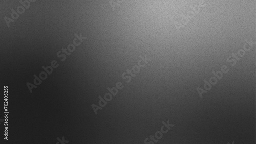Grainy textured gradient black and white abstract background. Noise texture effect