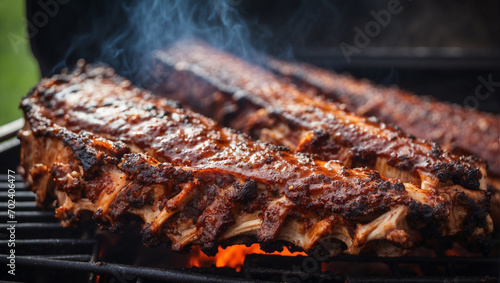 barbecued pork ribs