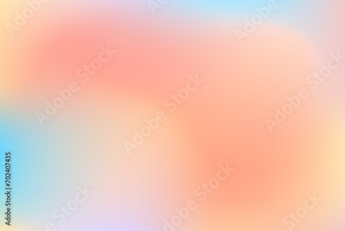 Gradient background with colored spots. Bright blurred multi-colored pattern. Peach blue poster