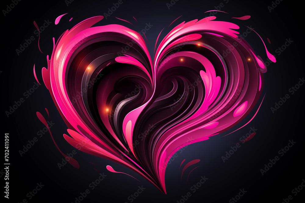 A Valentines Day Design, Concept, Background A Valentines Day Design, Concept, Background