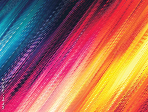 Vibrant gradient with flowing diagonal lines in a bright colour spectrum.