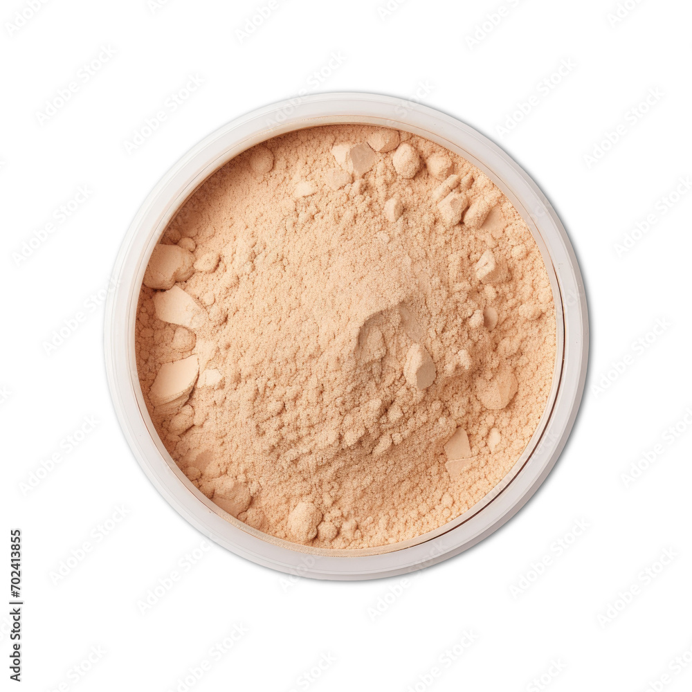 powder foundation isolated on white background powder foundation isolated on white background