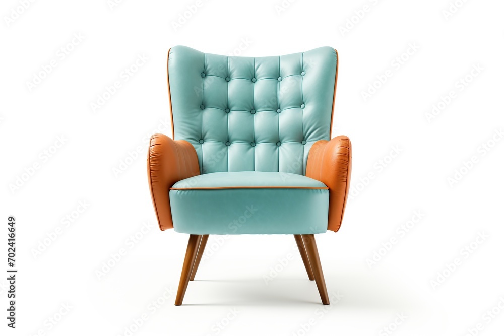 Fototapeta premium Luxury armchair isolated on white background