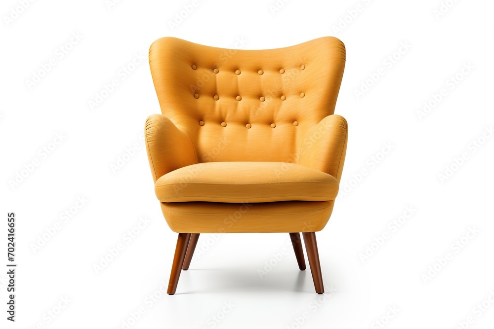 Fototapeta premium Luxury armchair isolated on white background