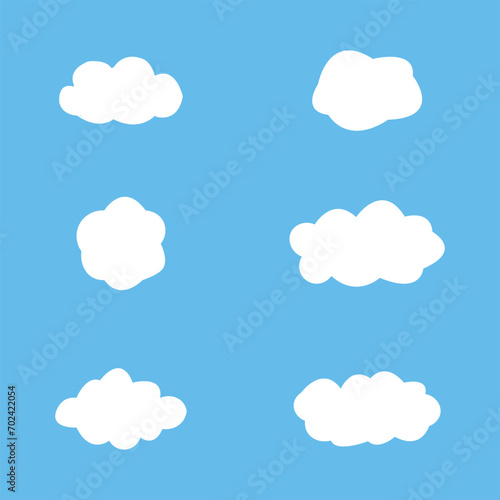 Dream isolated cloud  shape . Vector Illustration for your design.